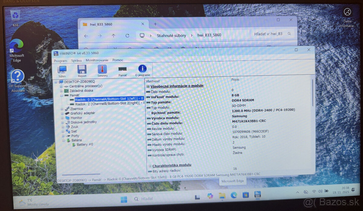 Predám notebook HP EliteBook 840 G4 + zdroj - 9