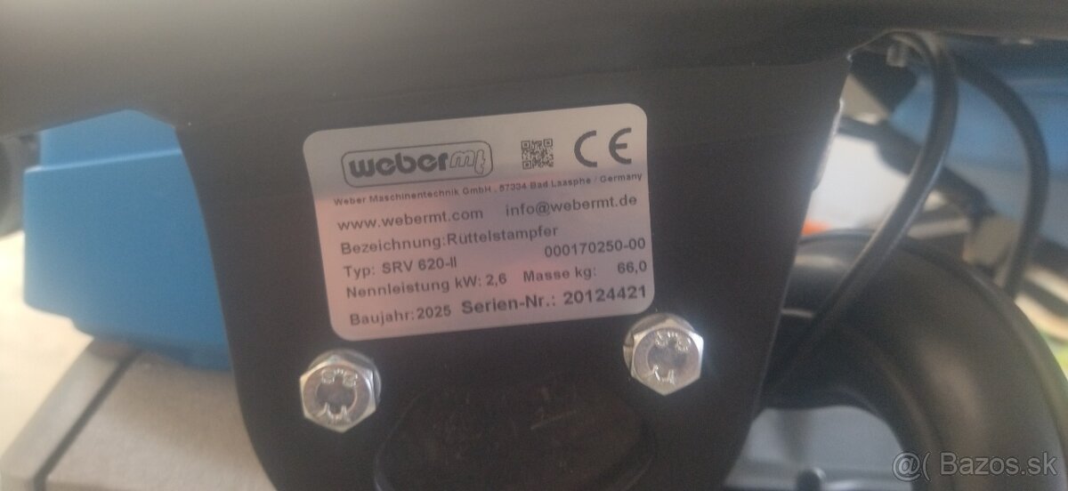 Vibračná noha - dusadlo WEBER - akciová cena - 9