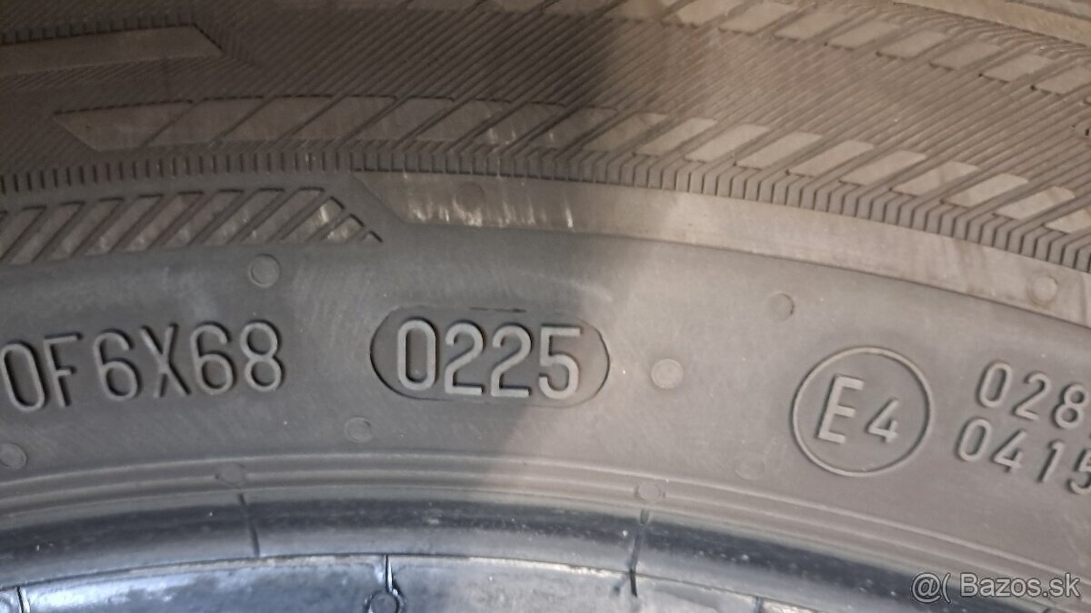 Predám 4ks jazdené letné 195/55r16 2+2modely - 9