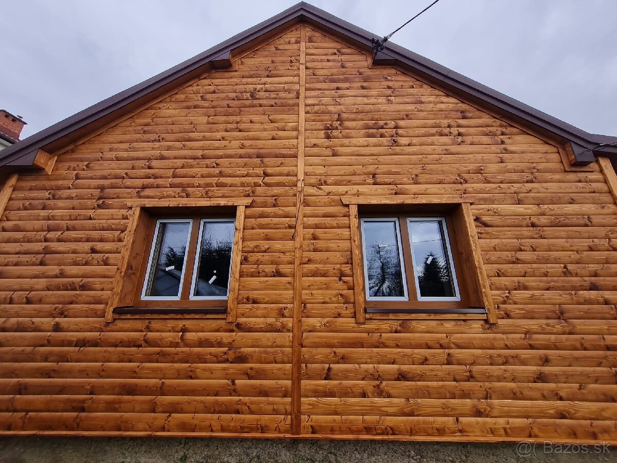 Obijeme aj Vašu chyžku zrubovým,tatranským obkladom - 9