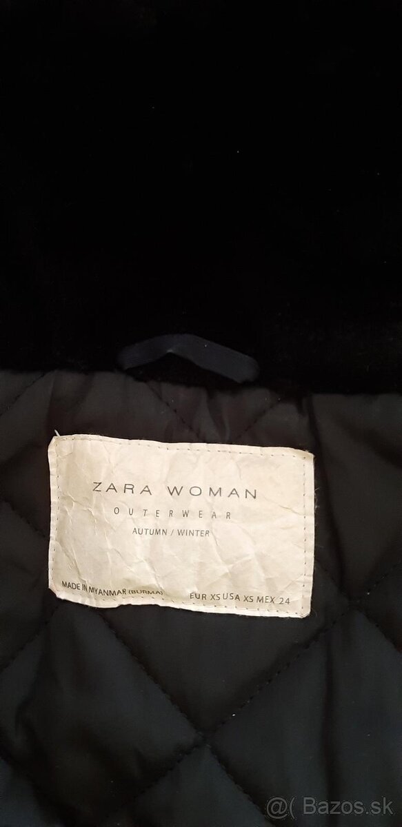 Tmavomodrá bunda Zara XS - 9