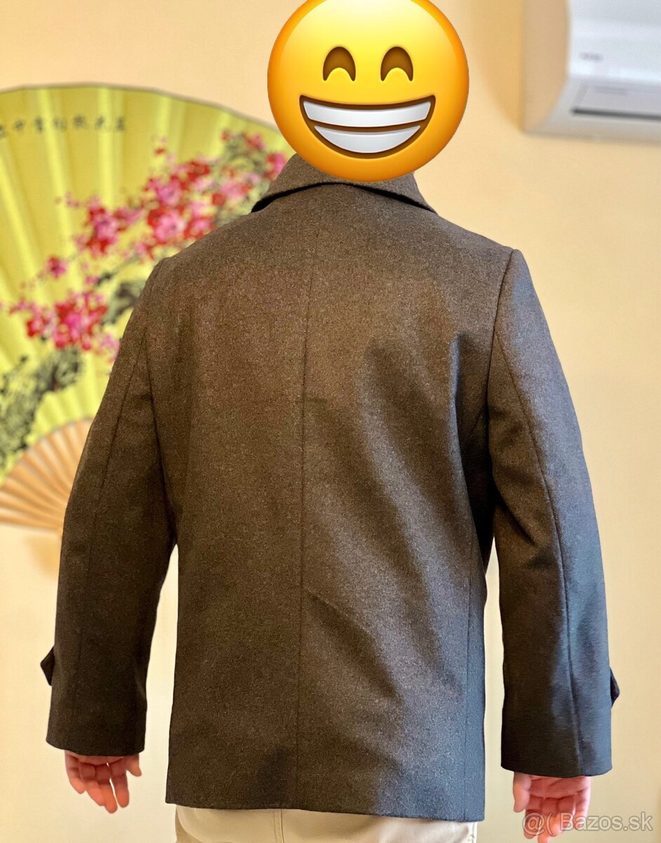 Pansky vlneny kabat - L ako novy - 9