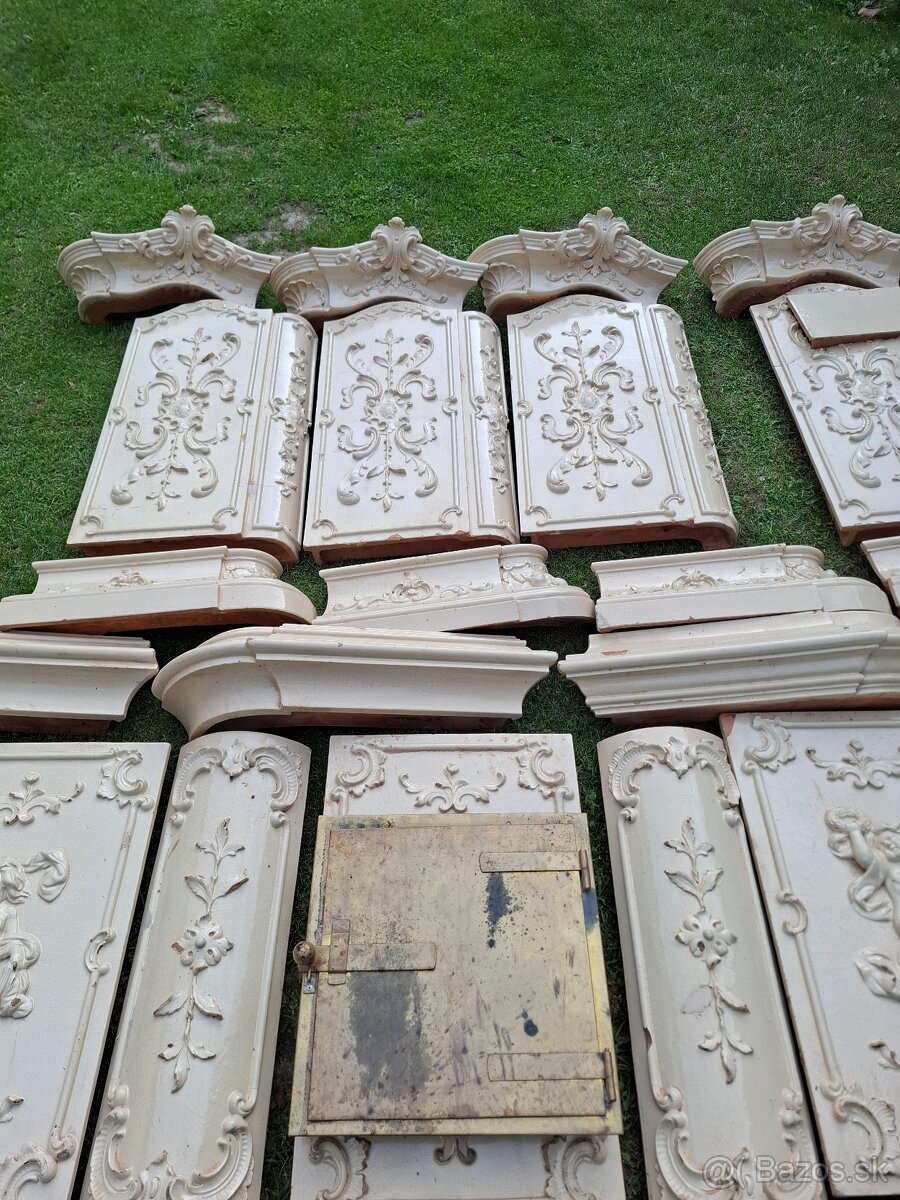 Kachlova pec starožitná - 9