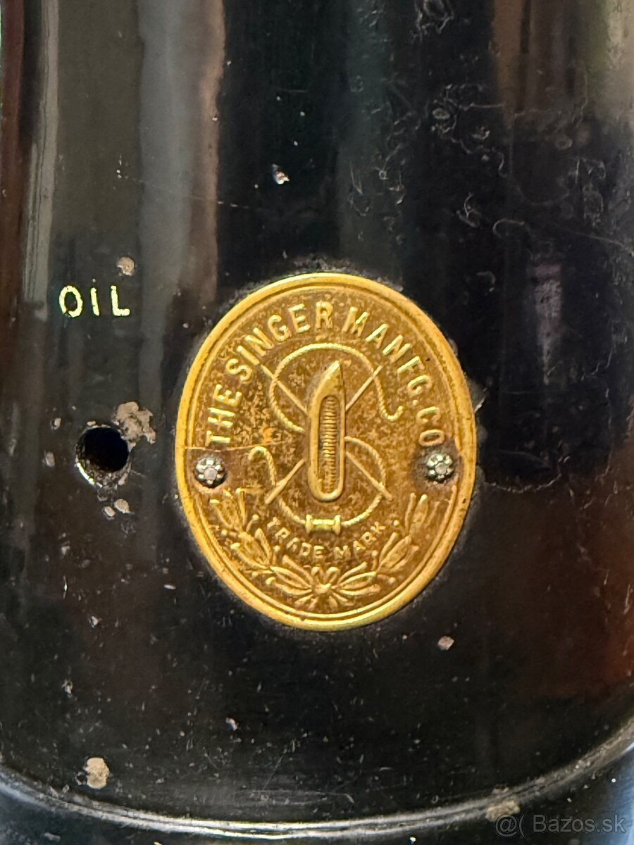 Singer starožitný šijací stroj - 9