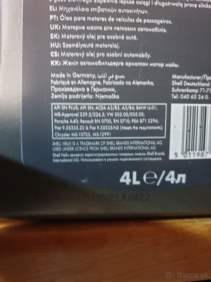 Motorovy olej + Filter Prislušenstvo - 9