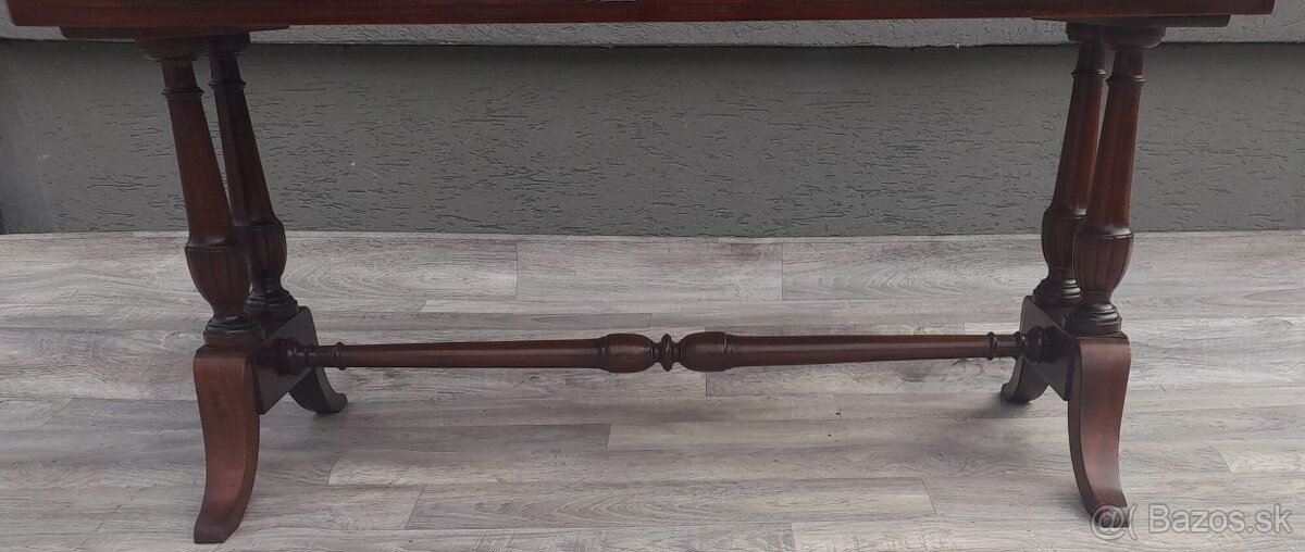 Stolík knižničný William IV Rosewood . - 9