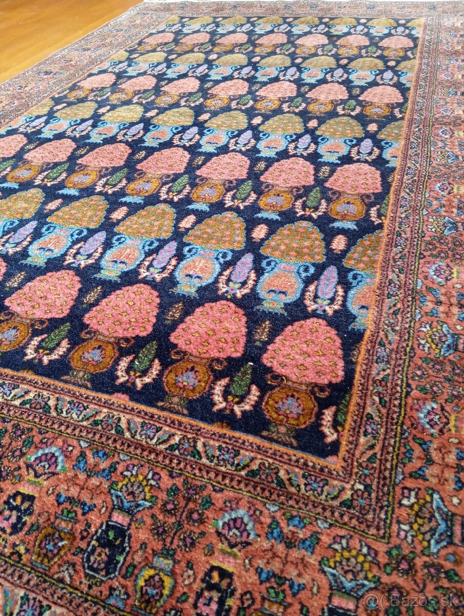 ⭐Investičný perzský hodvábny koberec Keshan 192x120 cm⭐ - 9