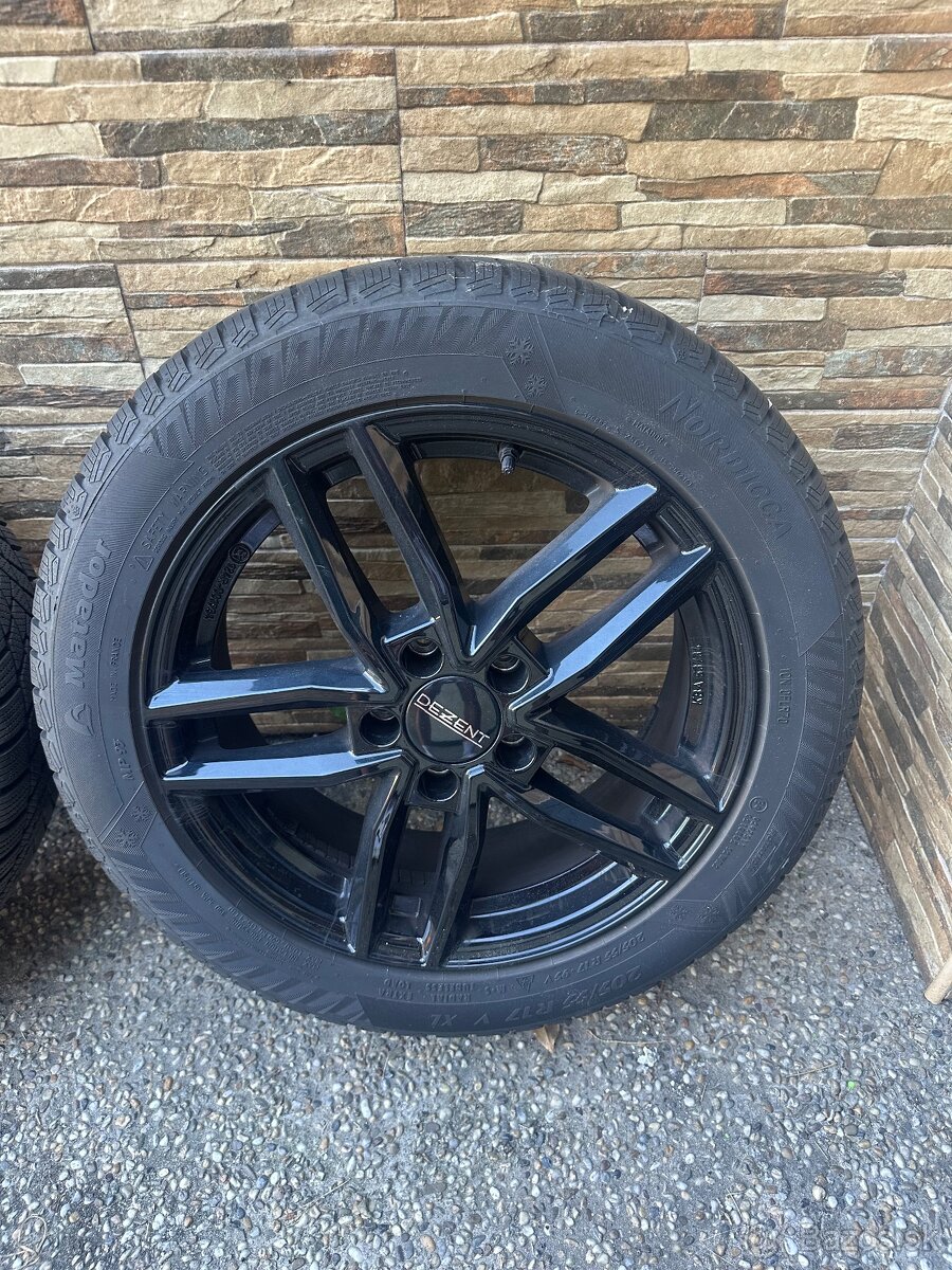 Zimná sada pneumatík s diskami DEZENT – stav ako nové - 9