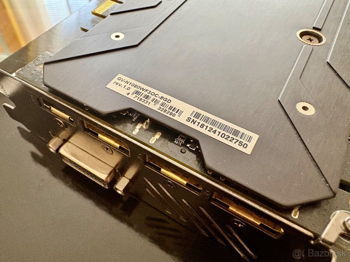 Gigabyte GeForce® GTX 1080 G1 Gaming 8G - 9