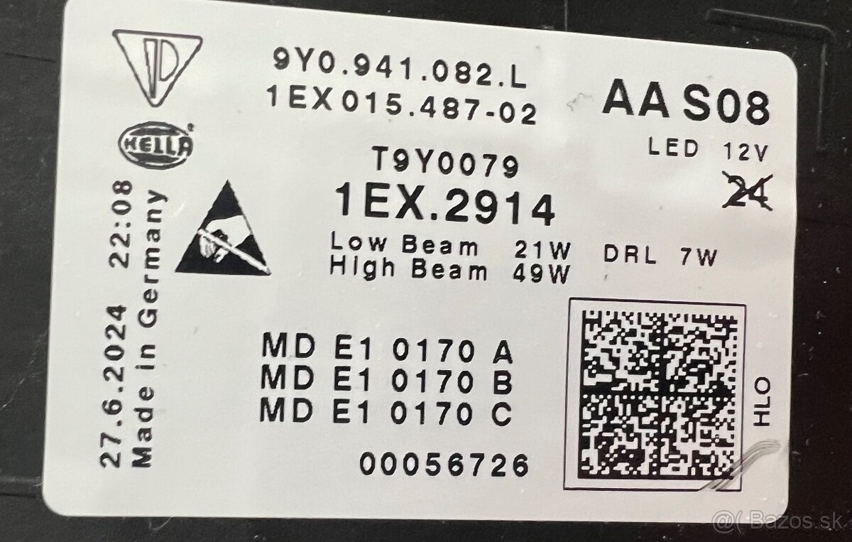 Porsche Cayenne 9Y0 Facelift Full led světlo - 9