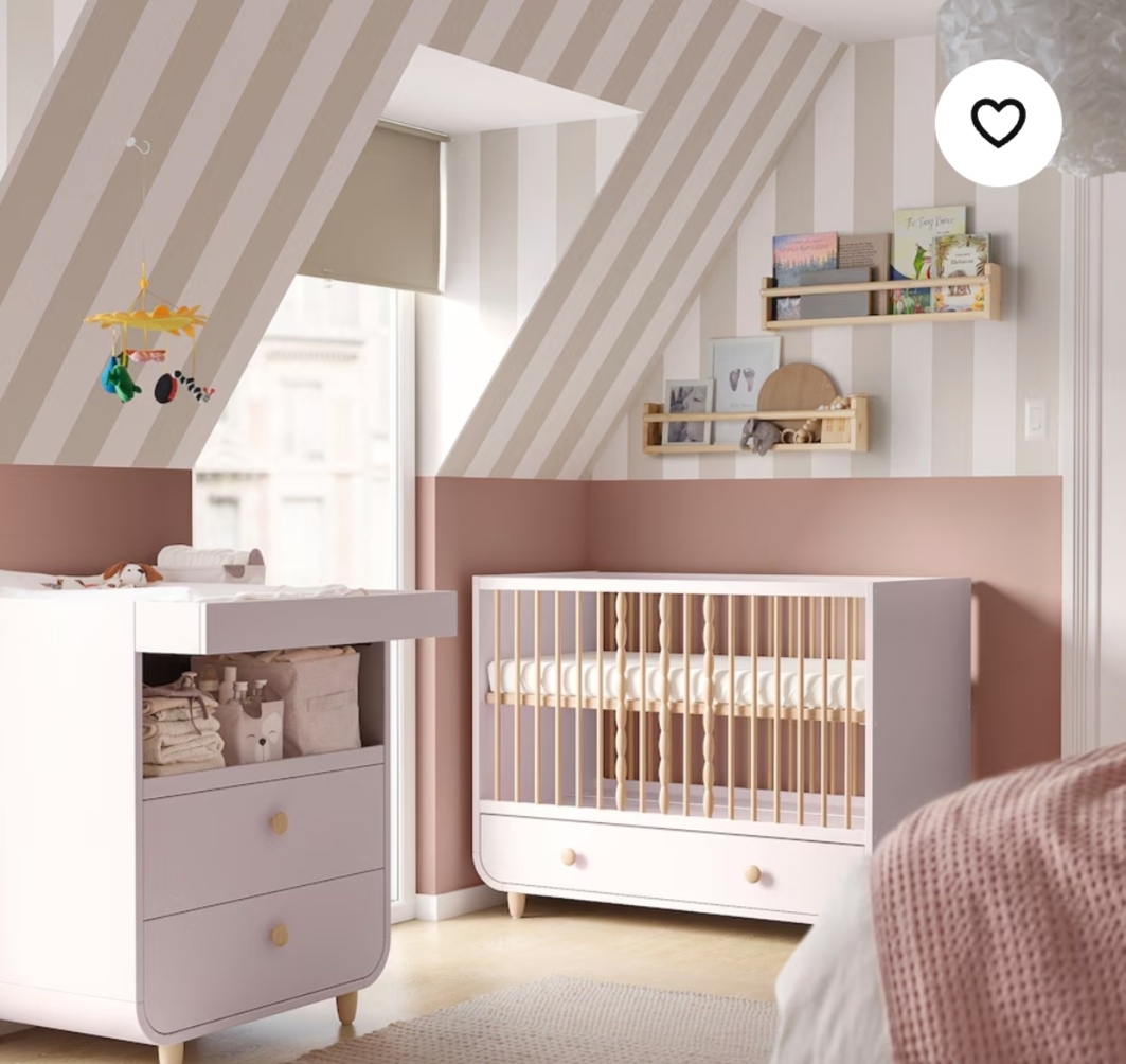 Postieľka IKEA myllra ružová - 9