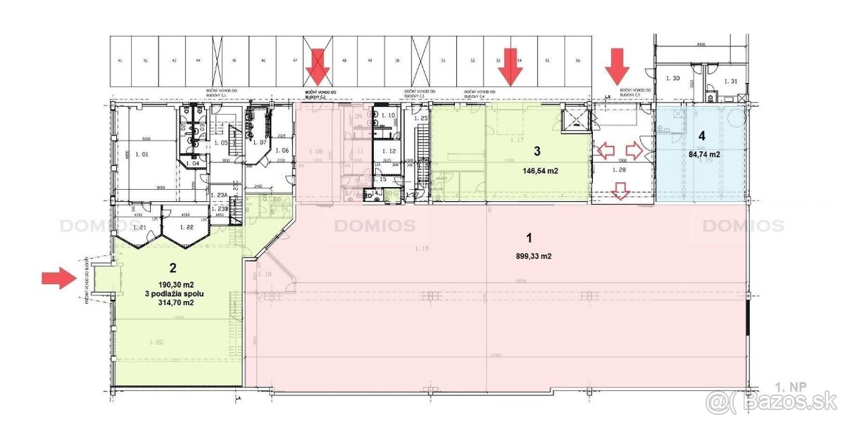 Výrobno-skladové priestory (1.214,03 m2, parking, KE-Juh) - 9