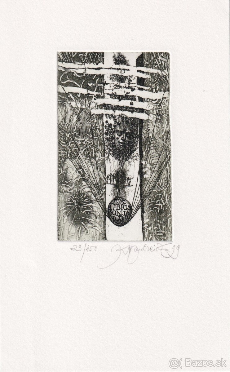 predam grafiky exlibris Karol Ondreička II. - 9