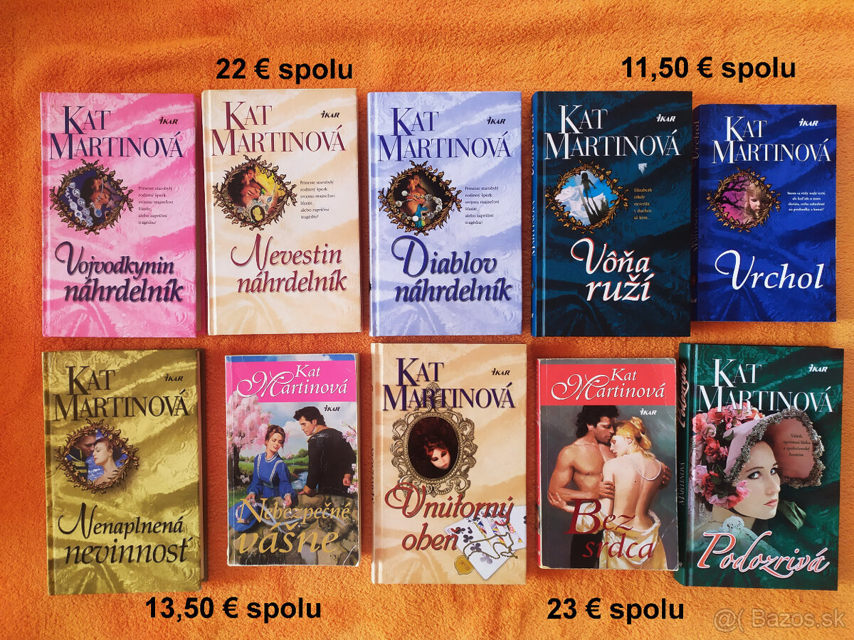 Romány, beletria, romantické, historické, detské knihy - 9