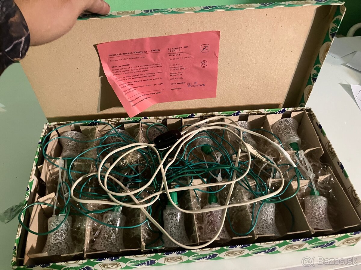 Predám svetielka zlatokov Vianocne svetielka - 9