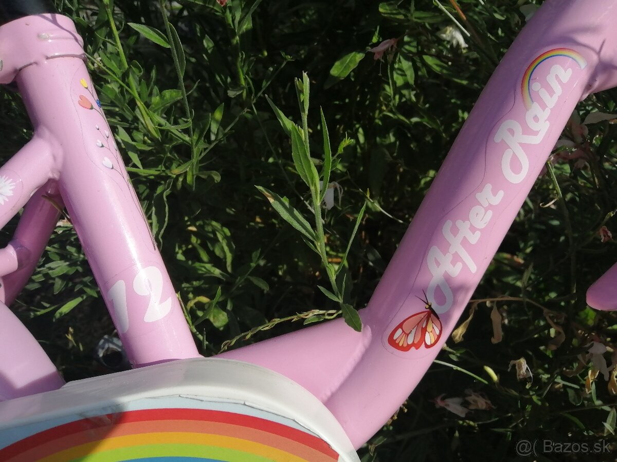 Roztomilý ružový bicykel pre dievčatko - 9