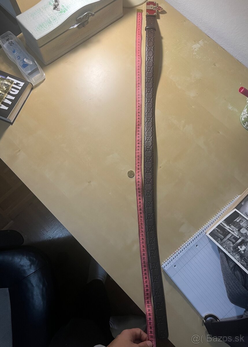 Gucci kožený opasok – originál - 9