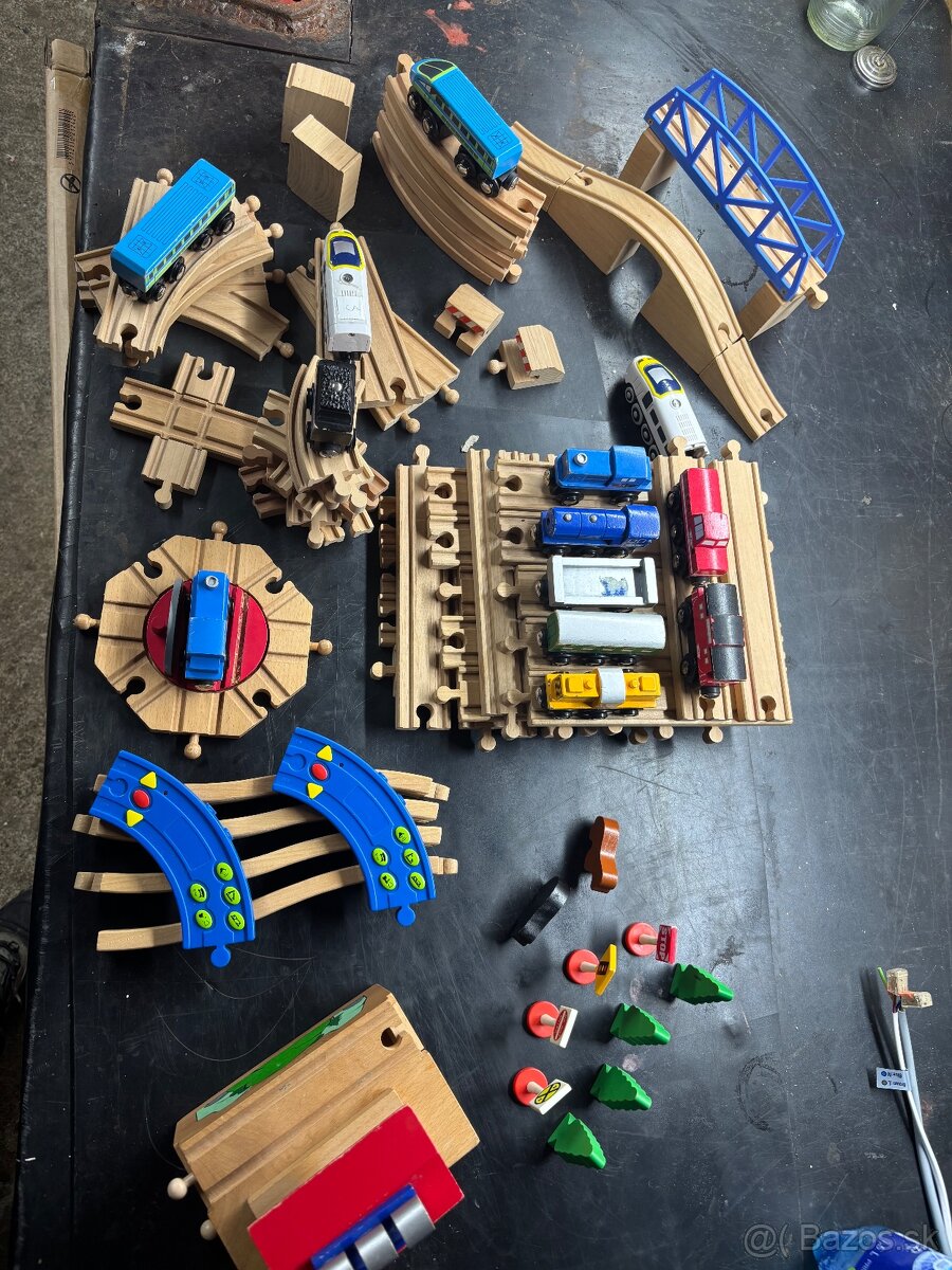 Drevený vláčik s prislusenstvom - 9