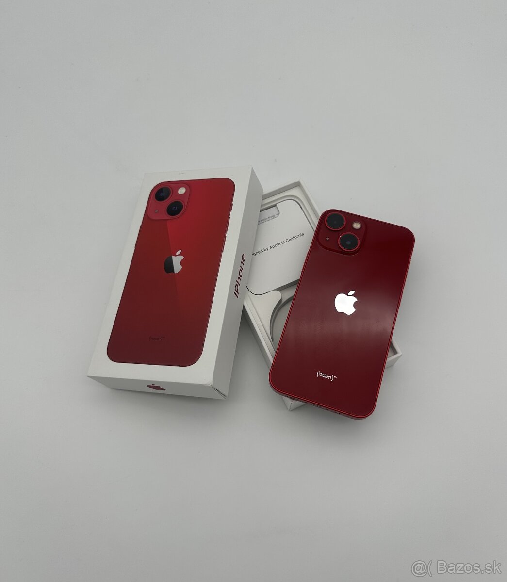 iPhone 13 Mini 128GB Red (100% Batéria) + ZÁRUKA - 9