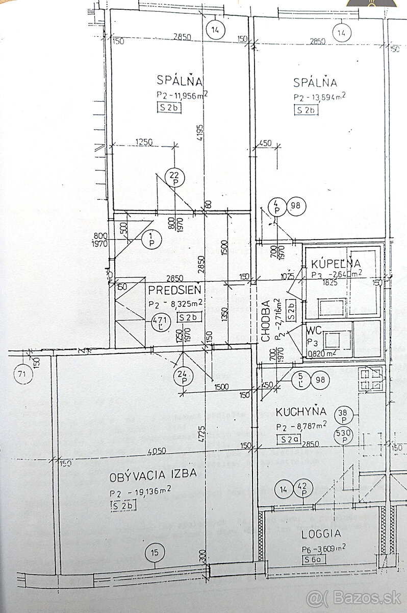3 i. Ľubovnianska, Petržalka, blízko Draždiaku, OV, 73m2,Lo - 9