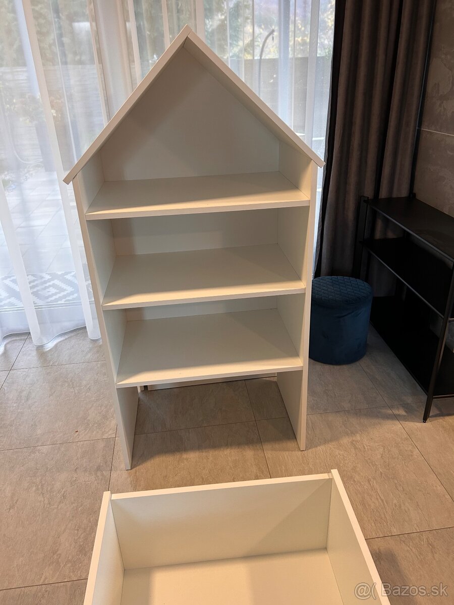 Detska domcekova postel Lucky so zabranou 160x80 - 9