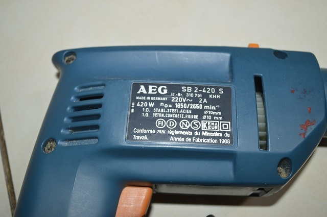 predam - vrtacka AEG - 9