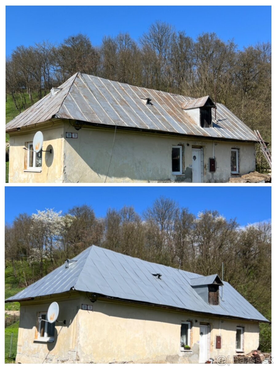 MALOVANIE STRIECH NÁTERY STRIECH ČISTENIE STRIECH - 9