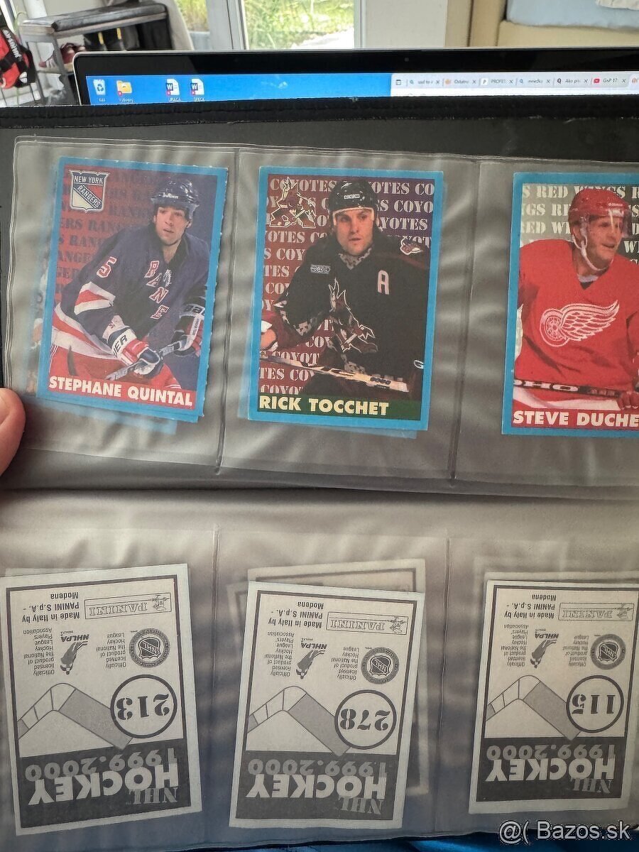 PANINI NHL HOCKEY 1999.2000 STICKERS - 9