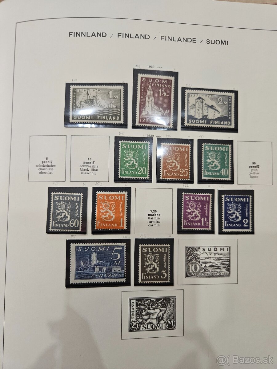 Finske postove znamky - 9