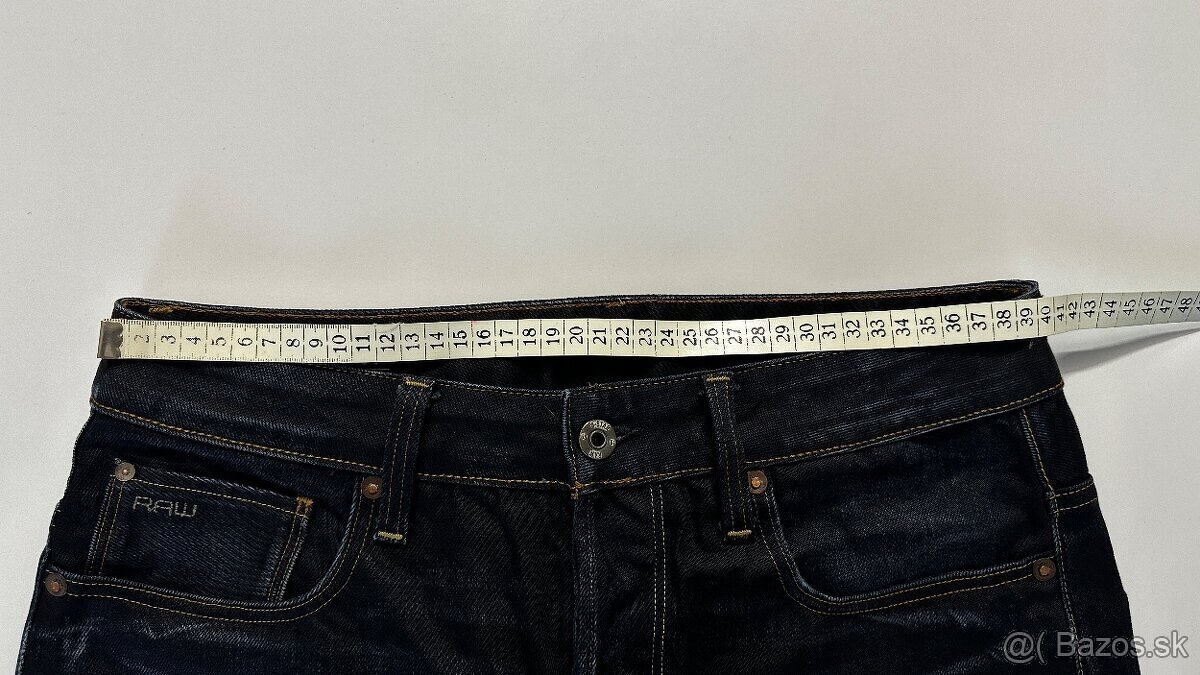 Nové pánske,kvalitné džínsy G STAR RAW 3301 - 31/32 - 9