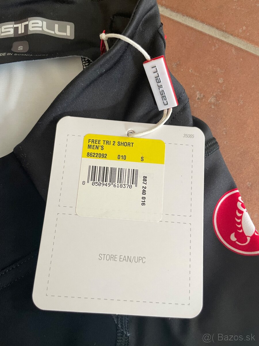 Castelli triatlonové šortky pánske S nové - 9