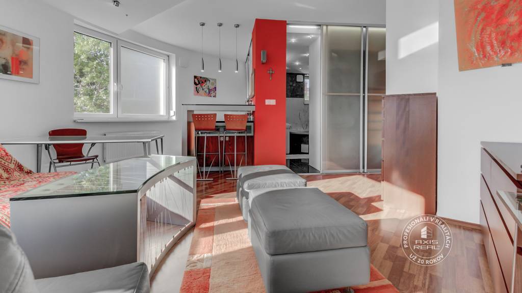 AXIS REAL | Slnečný 1-izb. byt, LODŽIA, BA IV Karlova Ves, M - 9