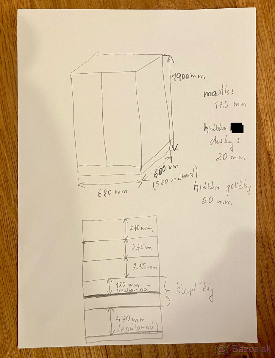 Biela skriňa na mieru - 9