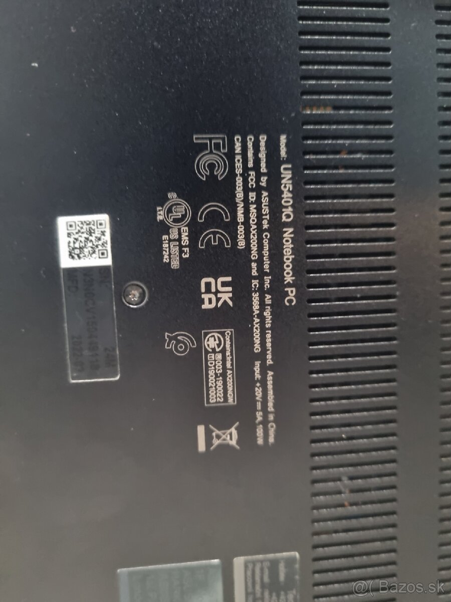 Asus Zenbook 14 (UN5401Q) s dotykovým displejom - 9