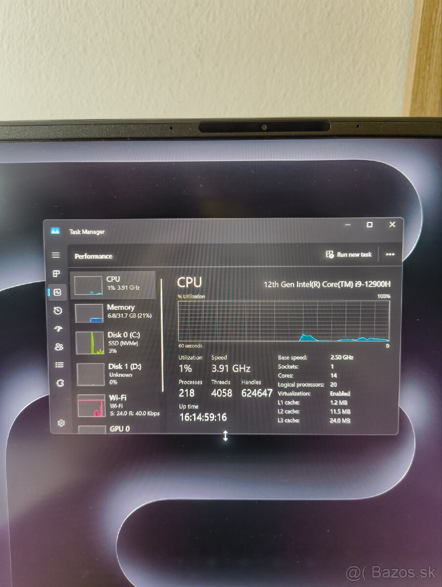 Asus ROG Zephyrus M16 | 32GB RAM | 1TB SSD - 9
