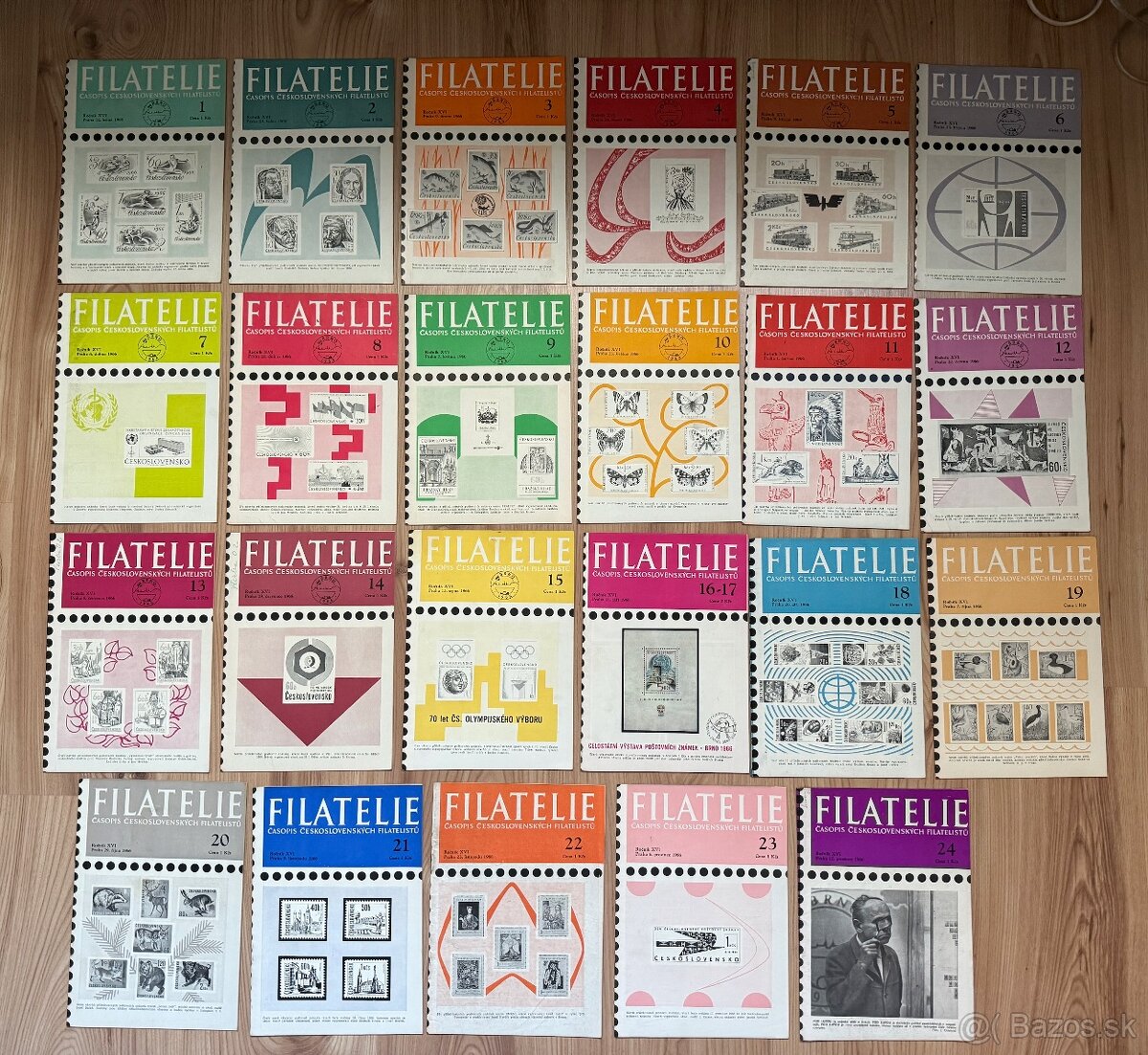 Filatelistická literatúra časopisy Filatelie r.1962-68 - 9