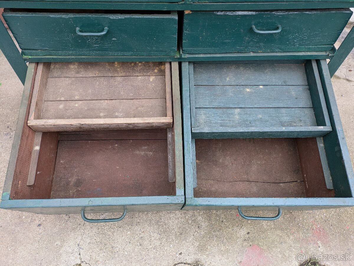 Pracovný dielenský stôl so zverákom York - 9