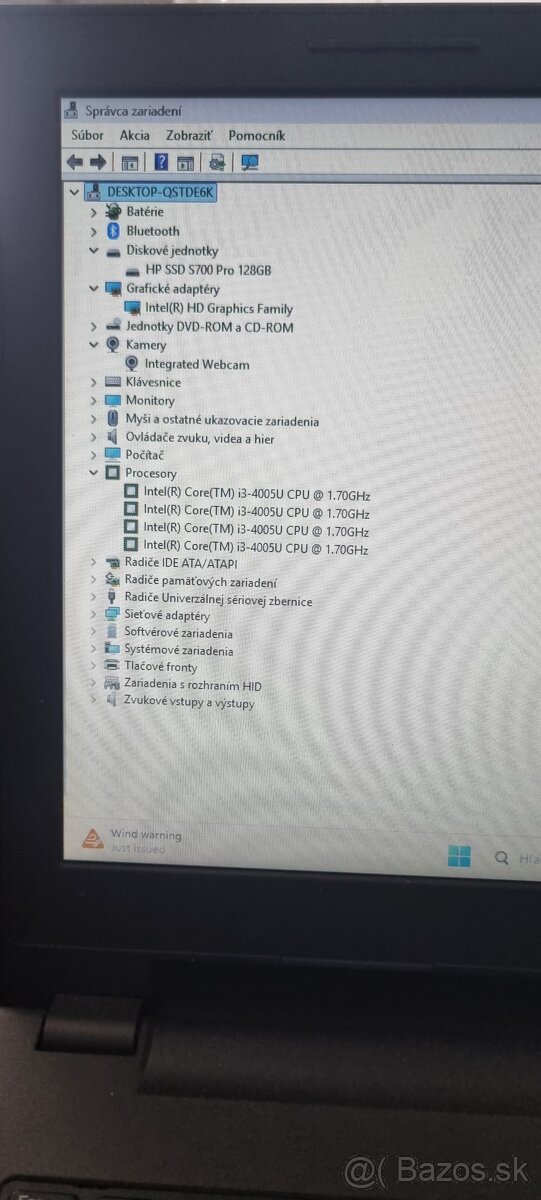 15.6" Dell Vostro 3546 Intel® Core™ i3/ SSD - 9
