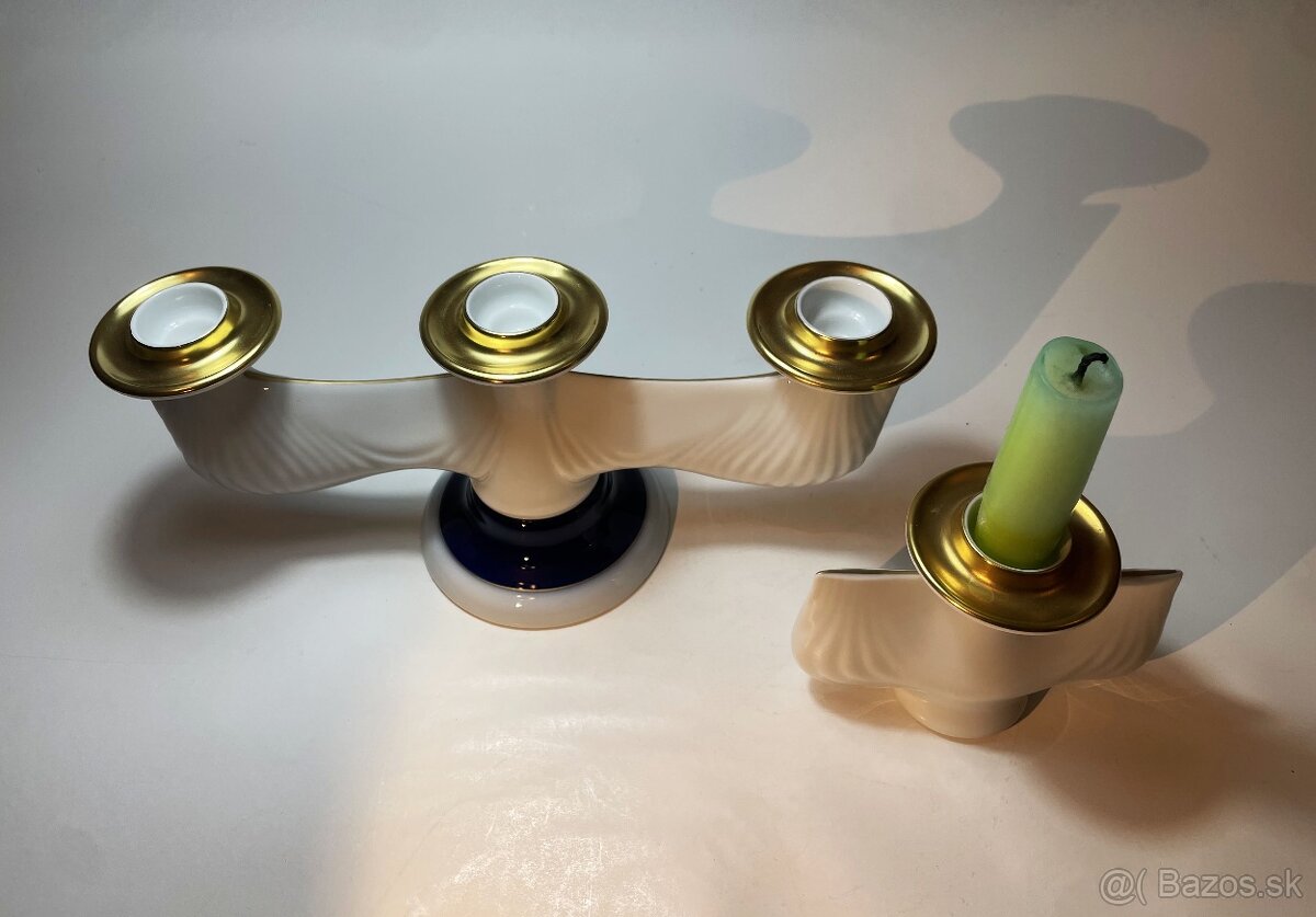 Porcelánový svietnik - 9