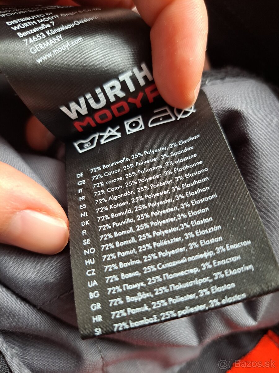 Pracovné kraťasy Würth Modyf - 9