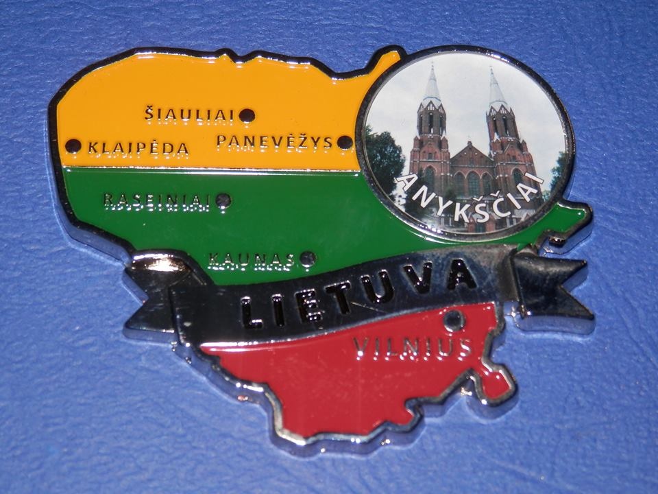 Kovové magnetky LITVA - 9