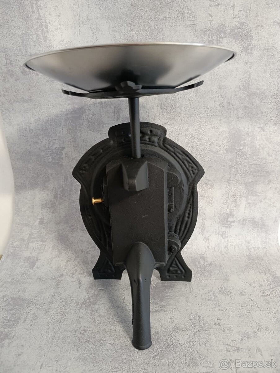 Velmi pěkné jednomiskové litinové 10kg váhy po renovacii - 9