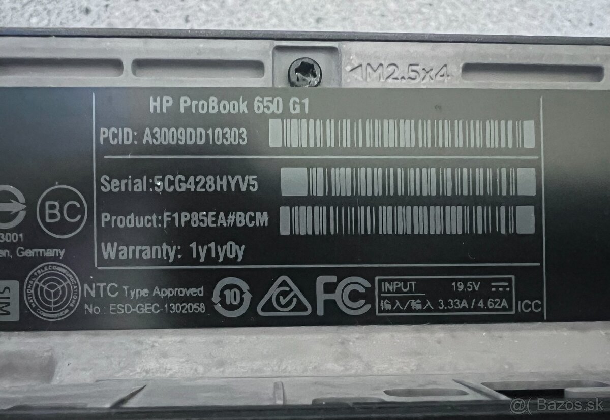 HP ProBook 650 G1 / i5 4210M / 8GB RAM / 256GB SSD / 15.6" - 9