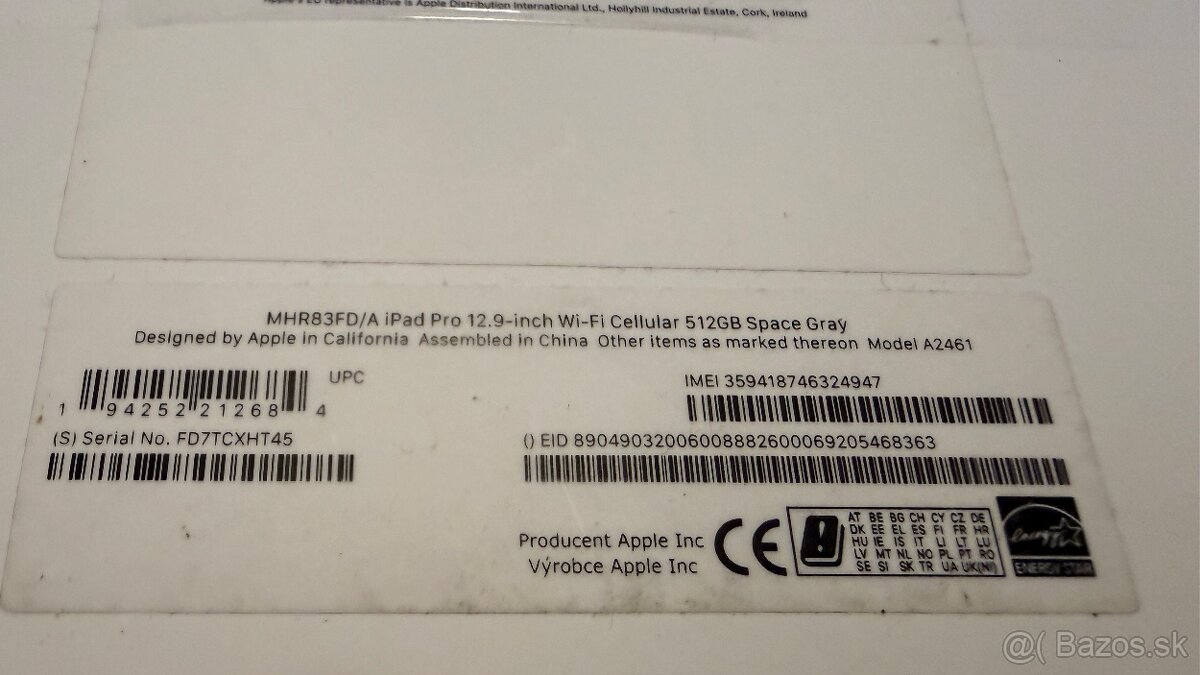 Vymenim predam iPad Pro 12.9 M1 cip verzia Cellular (SIM) - 9