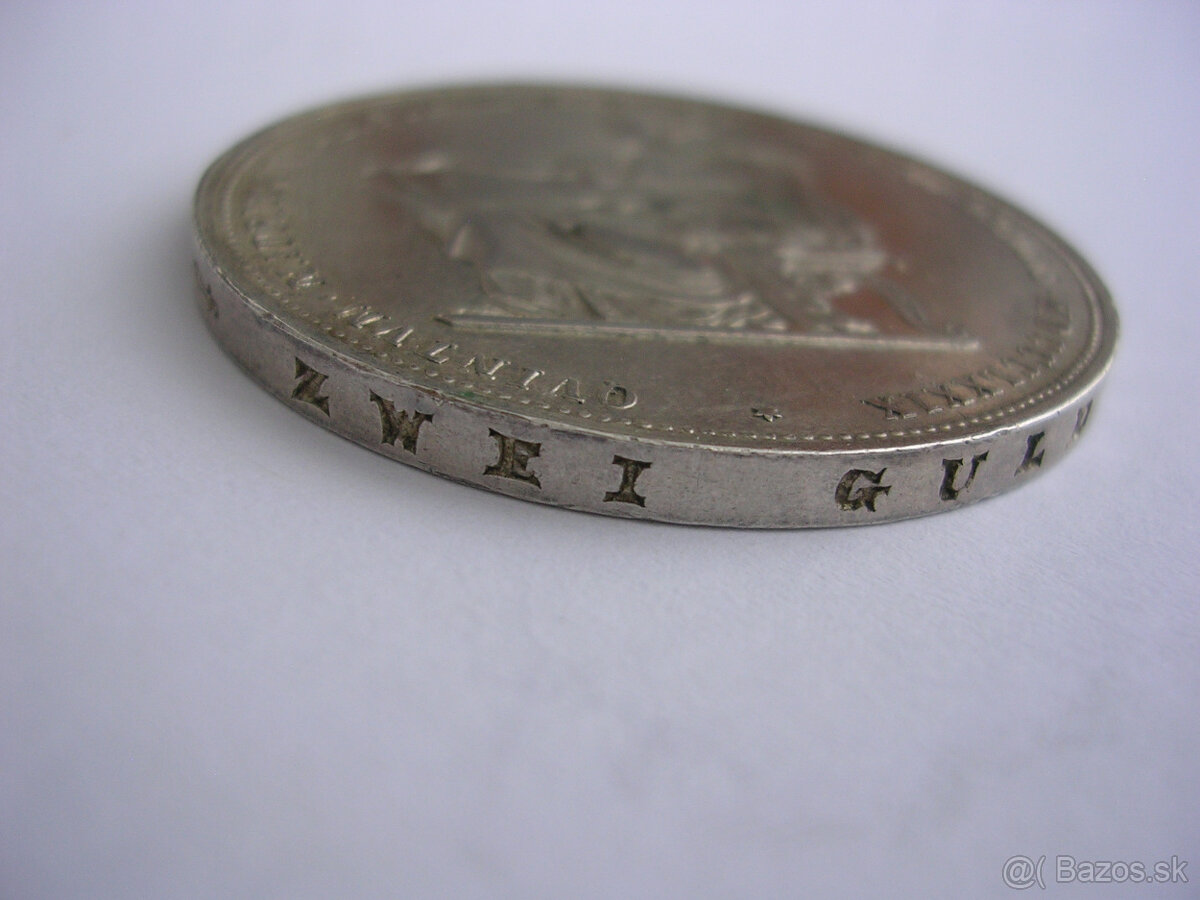 2 zlatník 1879 svadobný FJI. Elisabeth Sissi - 9