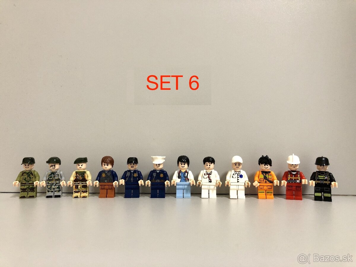Rôzne sety vojakov 2 + doplnky - typ lego - 9