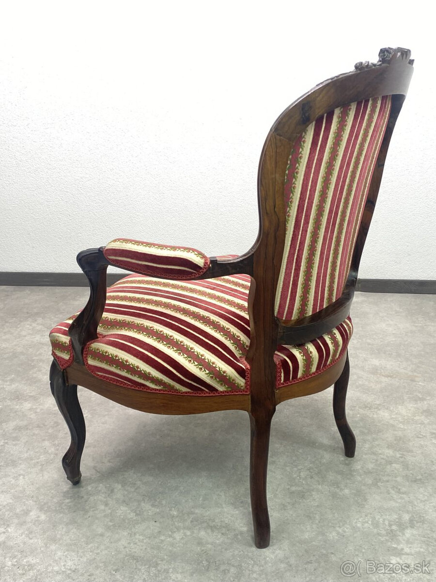 honosné rokokové kresielka 1900 - 9