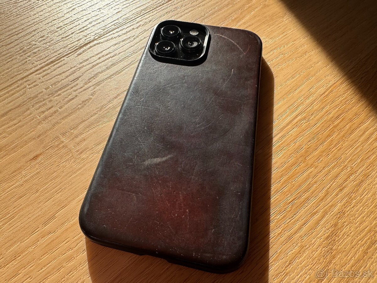 Horween Leather NOMAD kryt s Magsafe na iPhone 13 Pro Max - 9