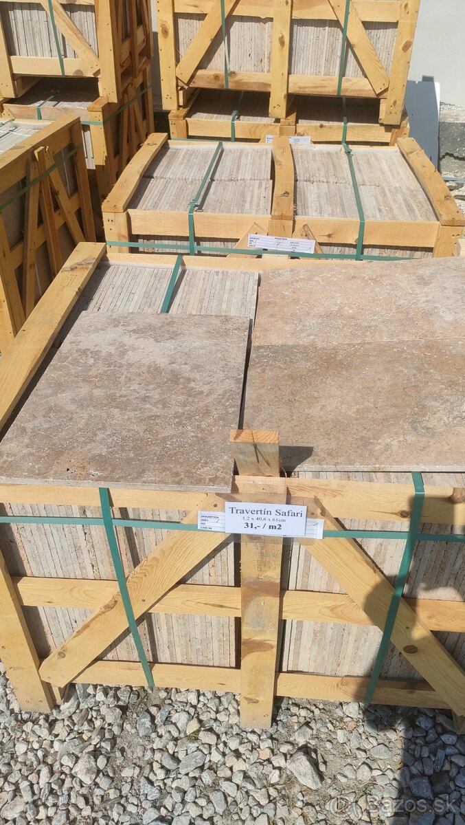 Najlepšia cena bazénové lemy a dlažby travertín - 9