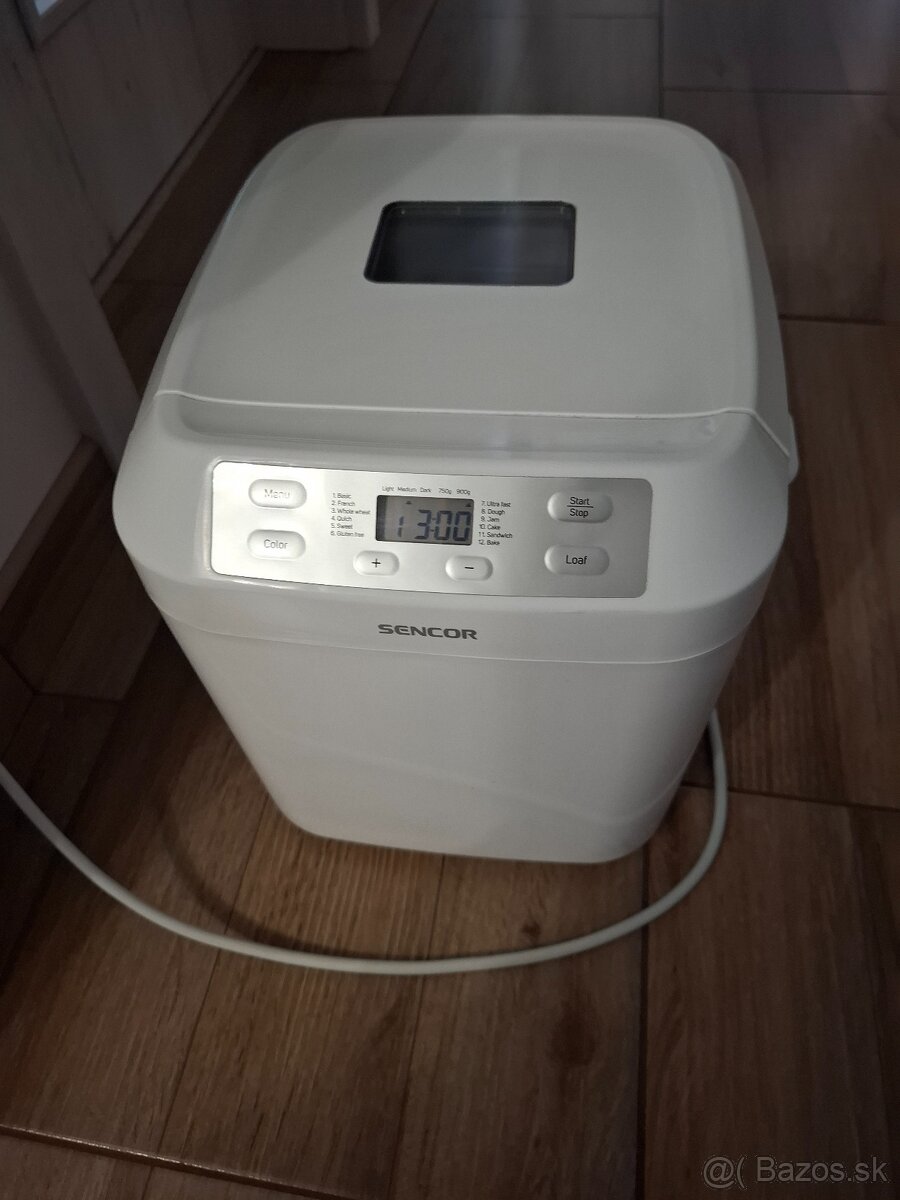 Predám domácu pekáreň SENCOR – výborný stav - 9